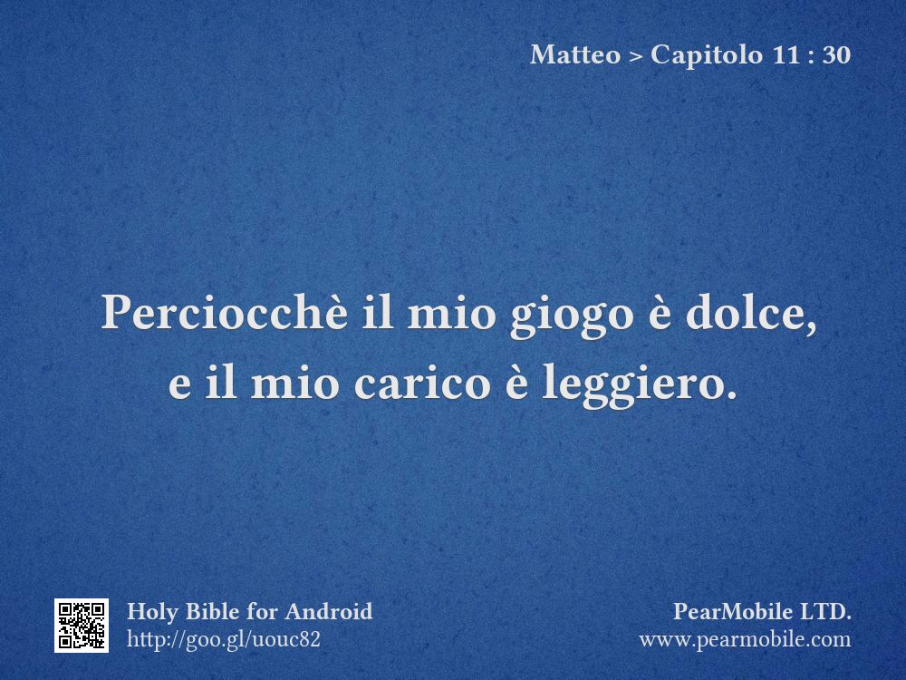 Matteo, Capitolo 11:30